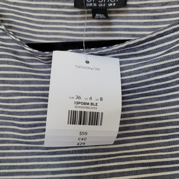 Topshop bow sleeve top - Picture 3 of 3